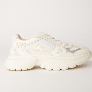 Maje NEW Off White Women's Chunky Trainers Sneakers 39 EU 8.5 US